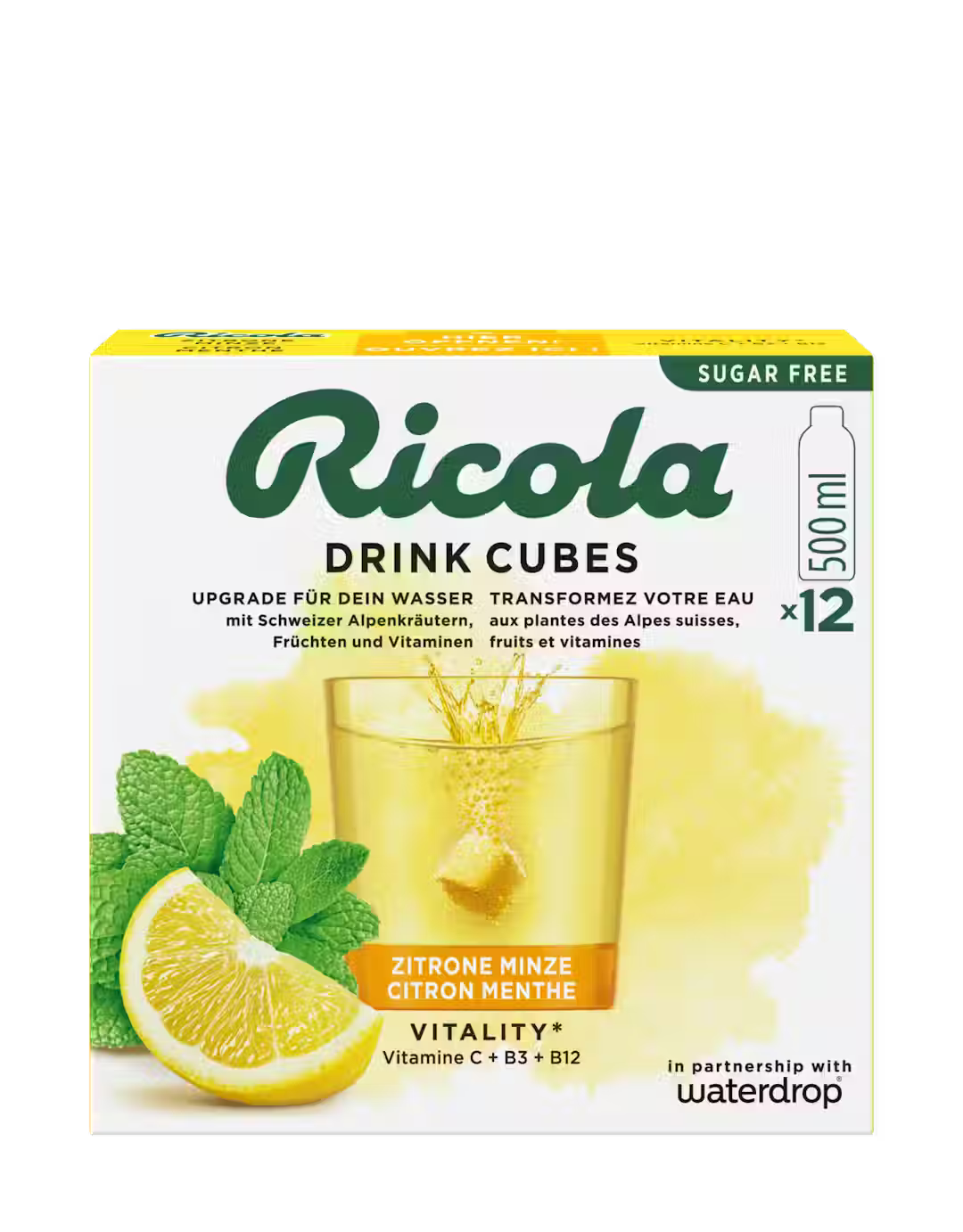 Ricola Drink Cubes Zitrone Minze