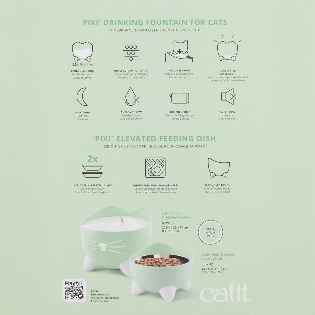 Catit Pixi Fountain Combo Kit Automat für Katzen