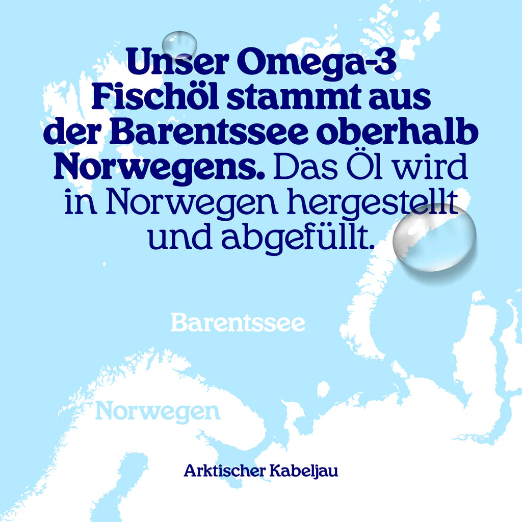 Arctic Blue Omega-3-Gummis DHA + EPA mit Vitamin D3 - MSC (30 Gummibärchen) - Jetzt vorbestellen lieferbar ab 22.4.25