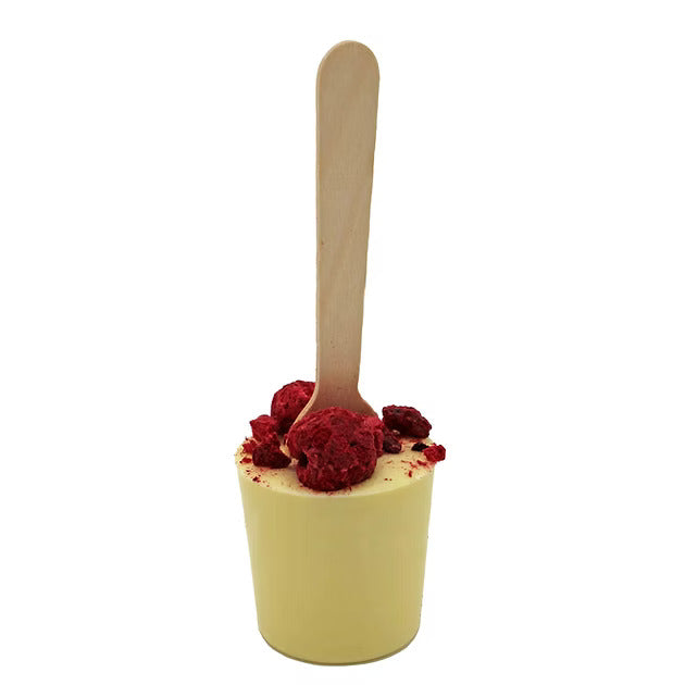Weiße Trinkschoko Stick - Himbeeren | 60g