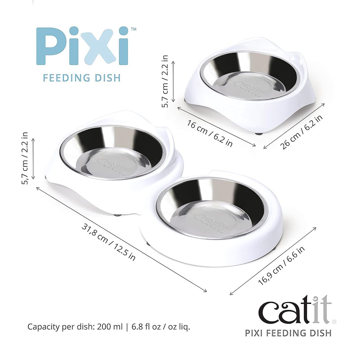 Catit Pixi Einzelnapf für Katzen