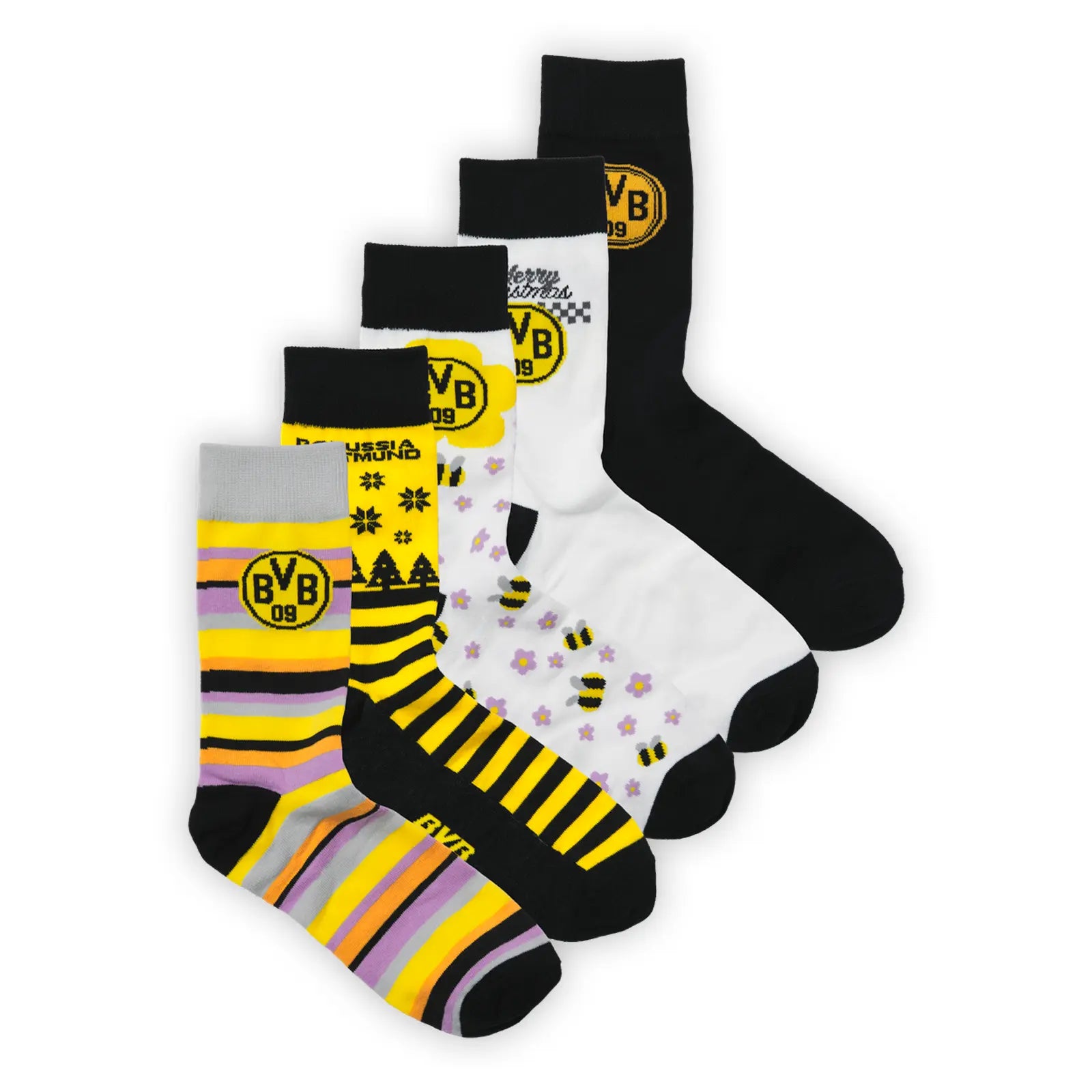 BVB Socken Adventskalender - Grösse: one size - Jetzt vorbestellen erhältlich ab 1.11.2025