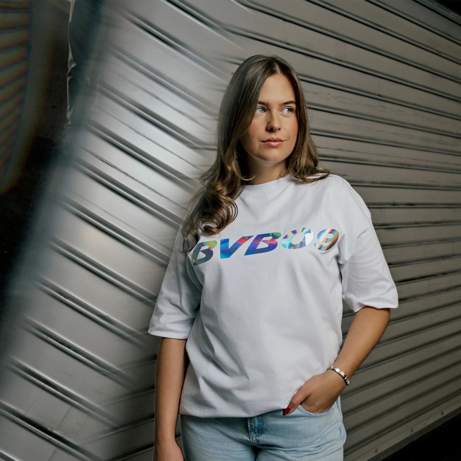 BVB Rainbow T-Shirt offwhite Unisex