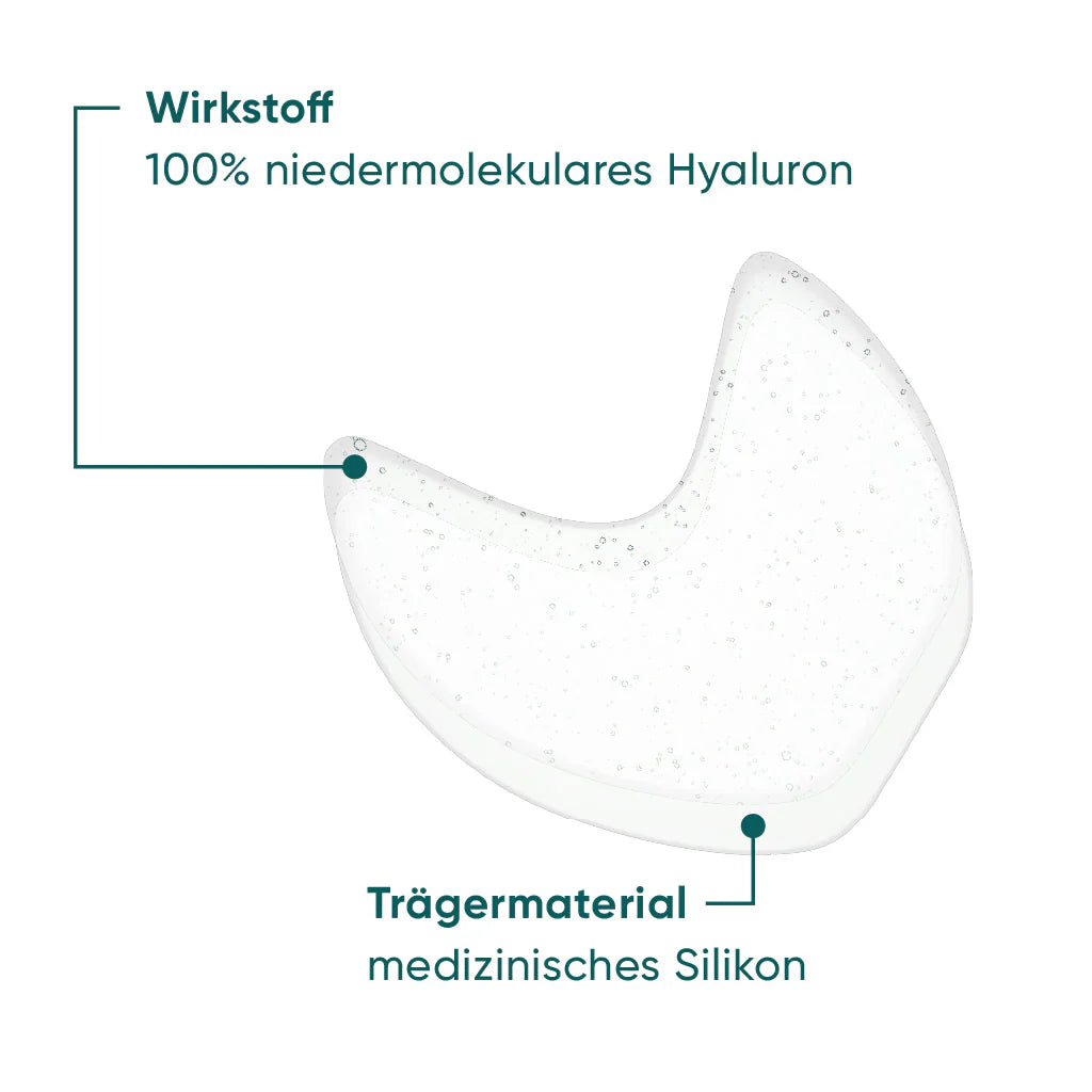 APRICOT I Augen-Schläfen Pads mit Hyaluron - 30 Behandlungen