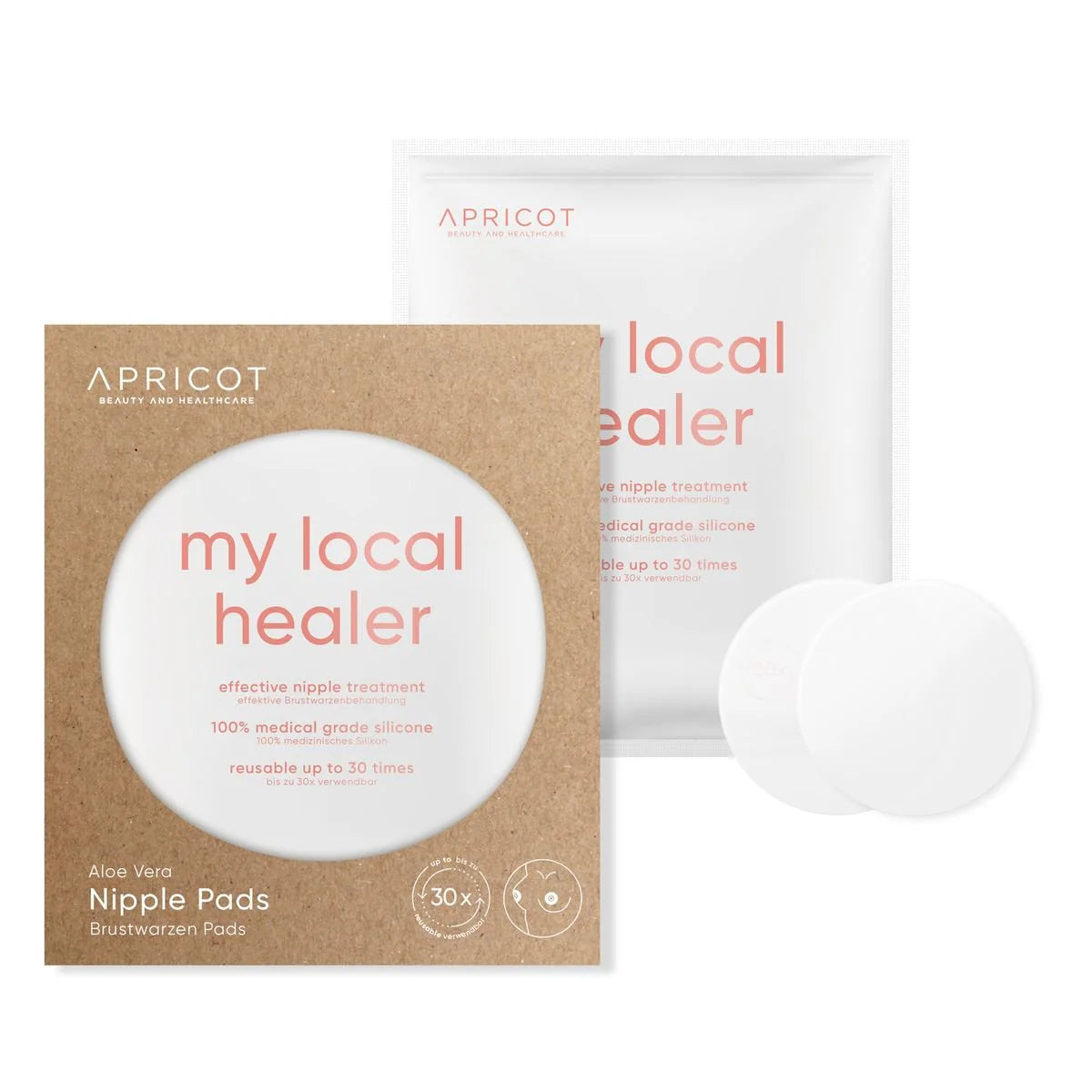 APRICOT Brustwarzen Pads mit Aloe Vera