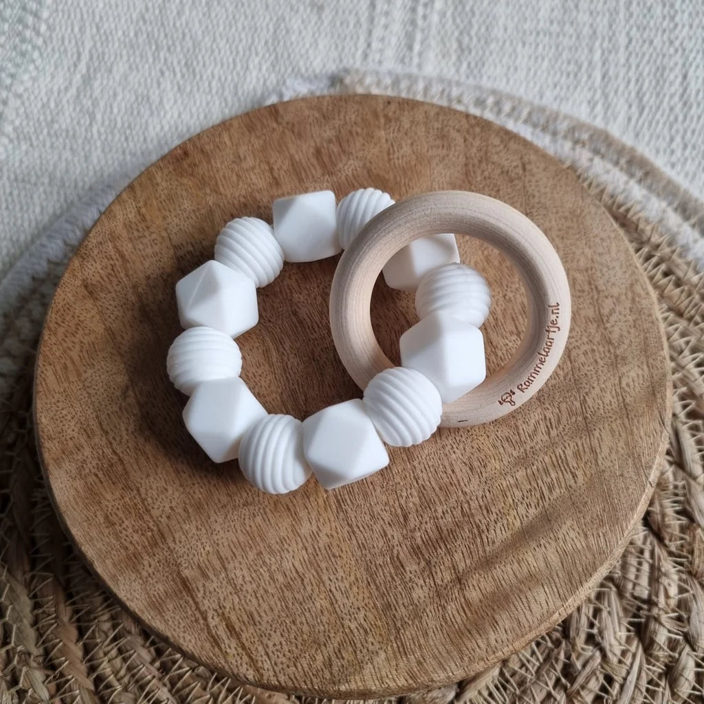 Beißring Lama | Rammelaartje | in der Farbe weiß