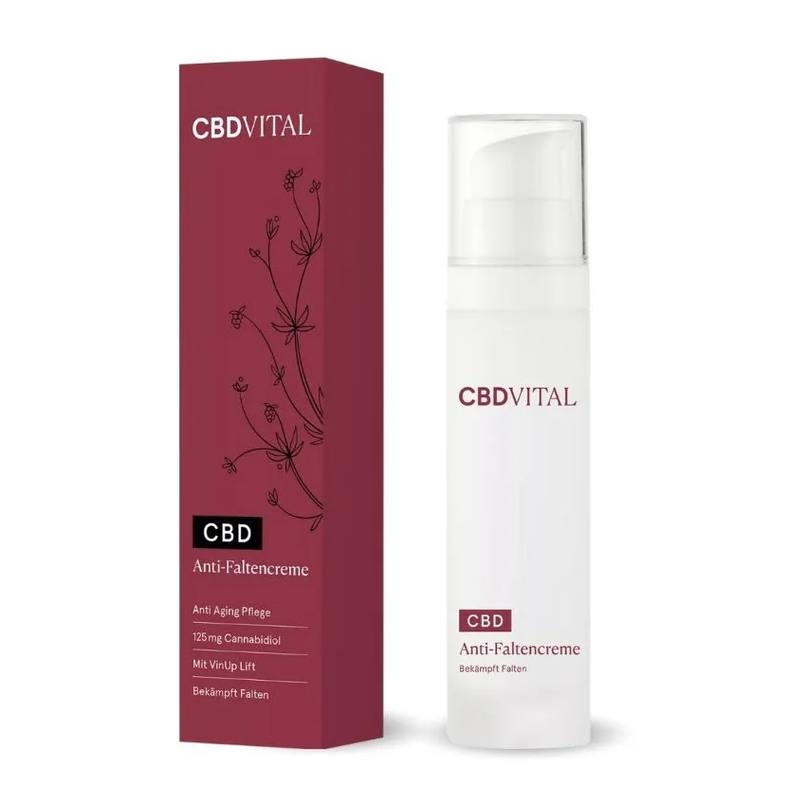 Anti-Faltencreme I CBD Vital I Reichhaltige Gesichtspflege