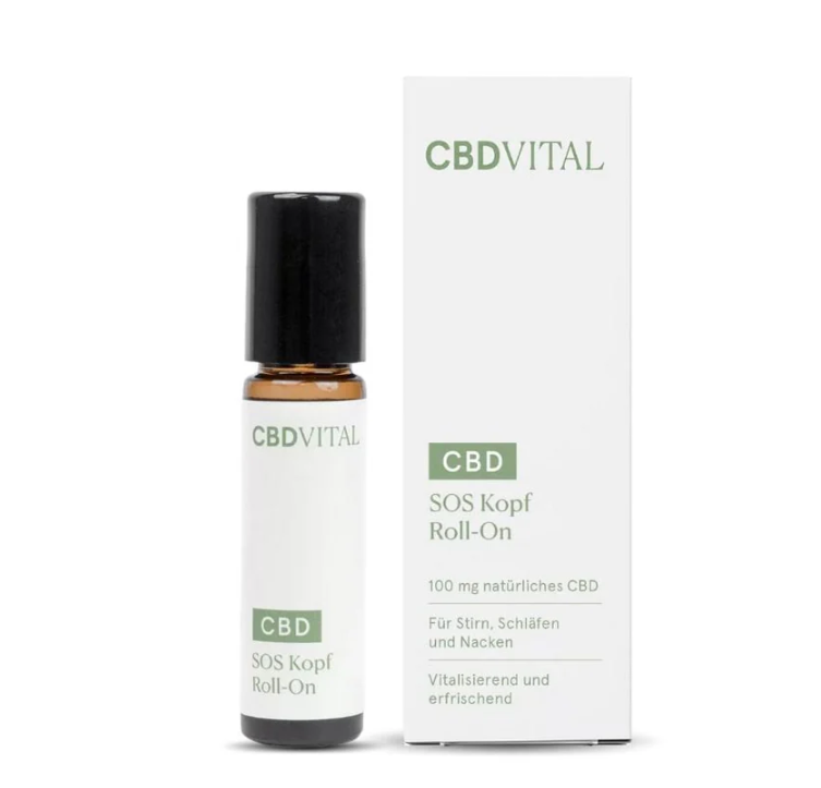 CBD SOS Kopf Roll-On I CBD Vital I Perfekt für unterwegs