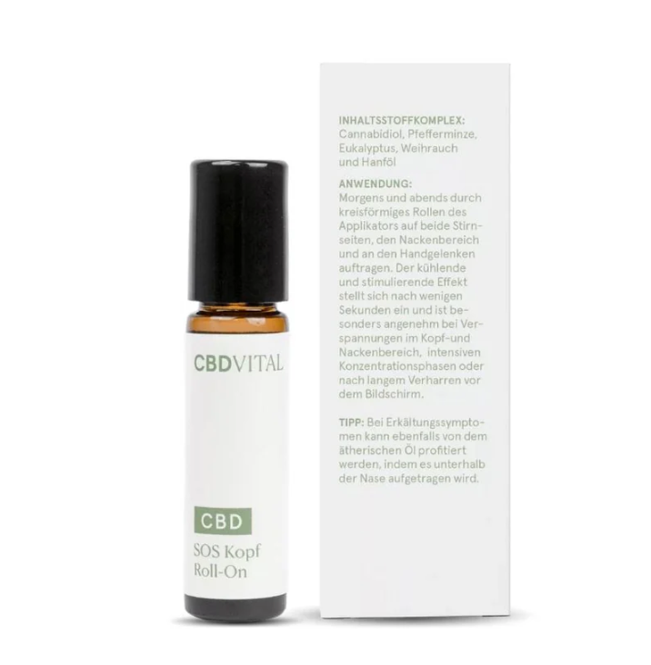 CBD SOS Kopf Roll-On I CBD Vital I Perfekt für unterwegs
