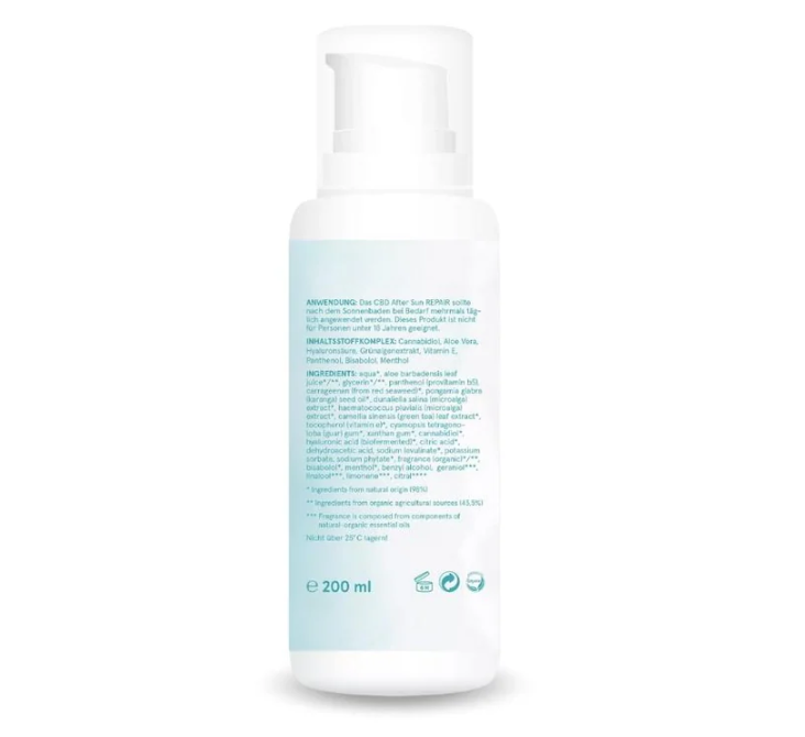 CBD After Sun Repair I CBD Vital I Kühlende Spezialpflege nach dem Sonnenbad