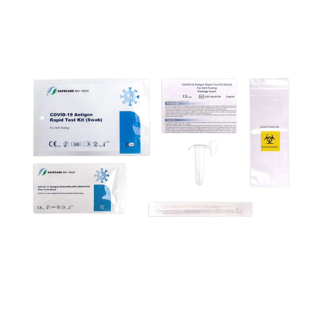 Safecare Laien Nasal Covid-19 Corona Test - CE 1434 - MHD 01/26 - Alle neuen Varianten.