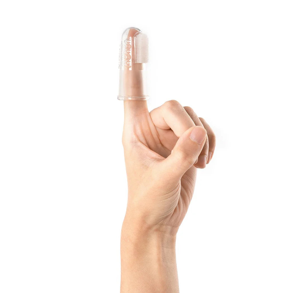 Silikon Fingerzahnbürste - 2 Stück Marke reer