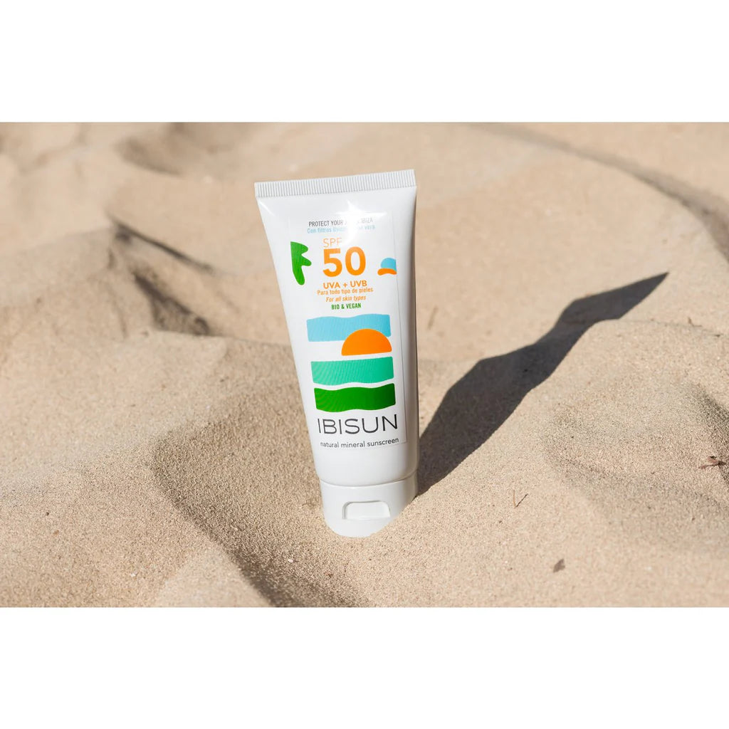 IBISUN | Natürlicher mineralischer Sonnenschutz | l 50 LSF BIO VEGAN 100ml