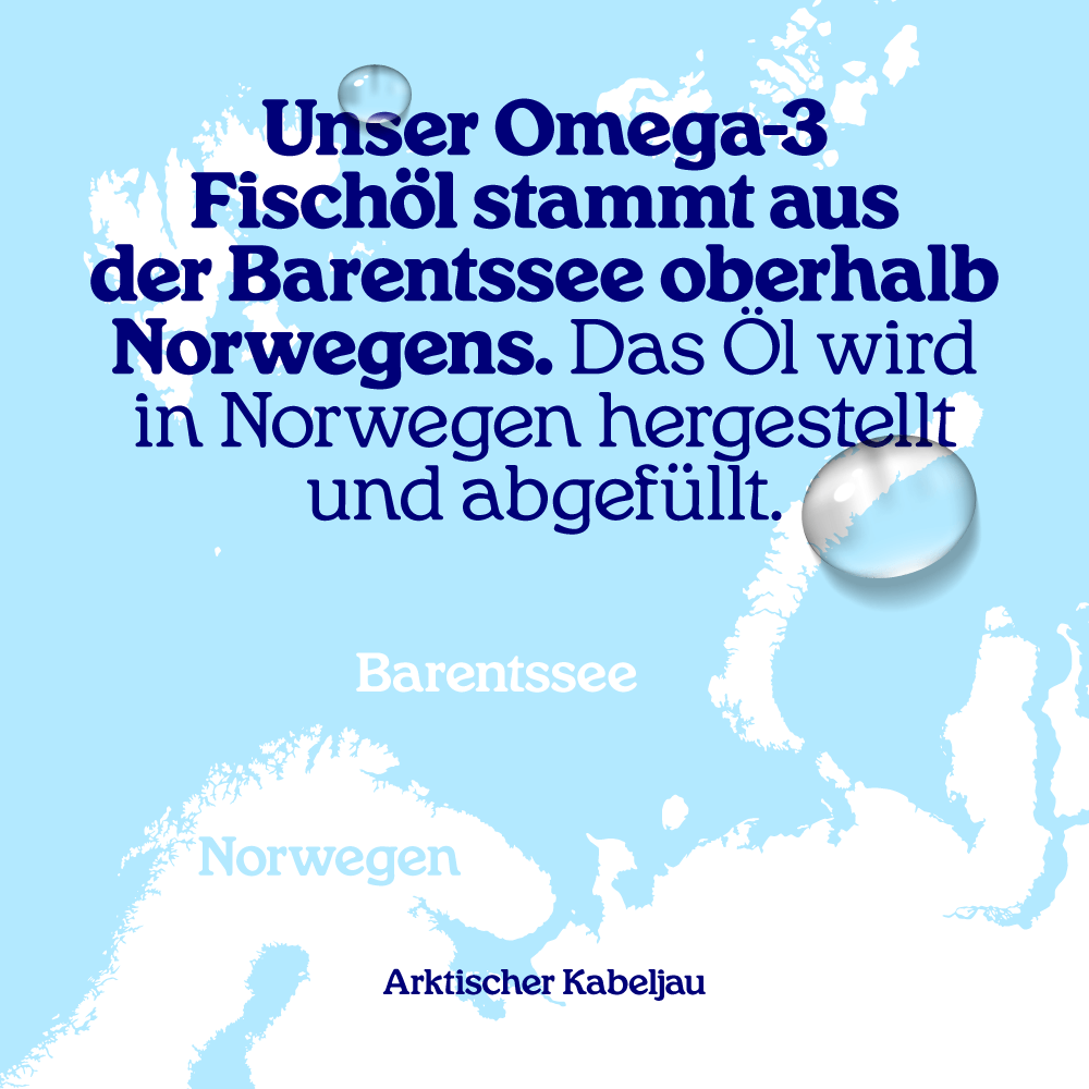 Arctic Blue Full Spectrum Omega 3 Fischöl mit Vitamin D - 150ml - Jetzt vorbestellen lieferbar ab 1.7.25