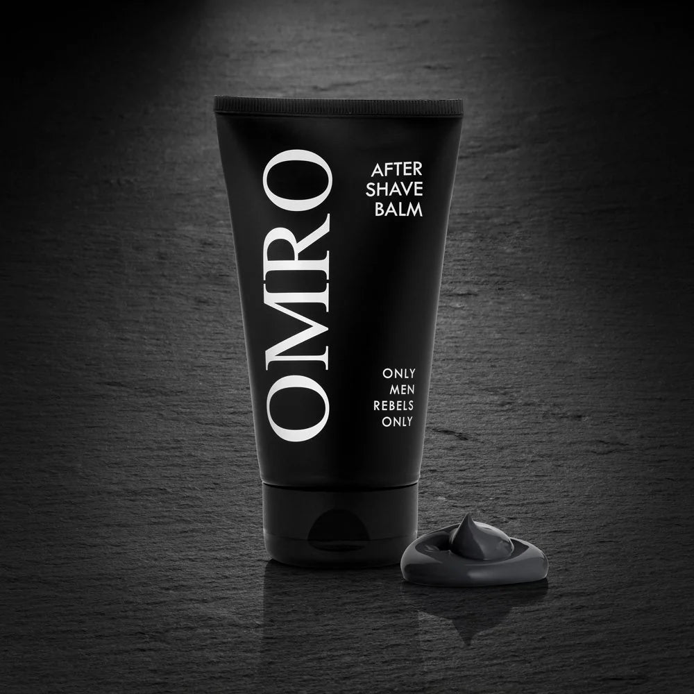 OMRO | Natürlicher AFTER SHAVE BALM | mit Magnesium, Zink, Vitaminen, Kohlenstoff 100ml
