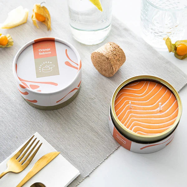 CandleCan | Kerzen Dose Orange Lachs | Duftkerze Orangenduft
