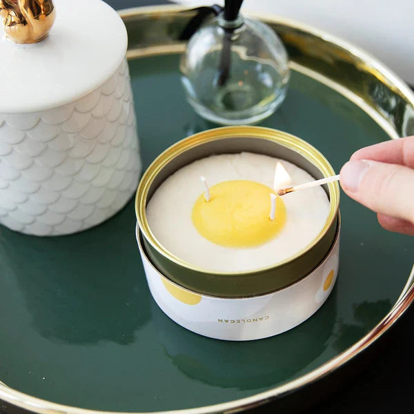 CandleCan | Kerzen Dose Vanille Ei | Duftkerze Vanille Ei