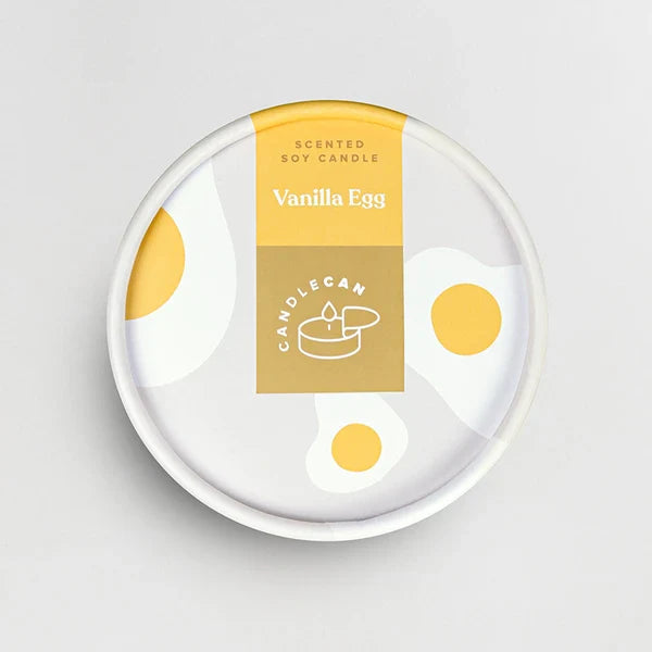 CandleCan | Kerzen Dose Vanille Ei | Duftkerze Vanille Ei
