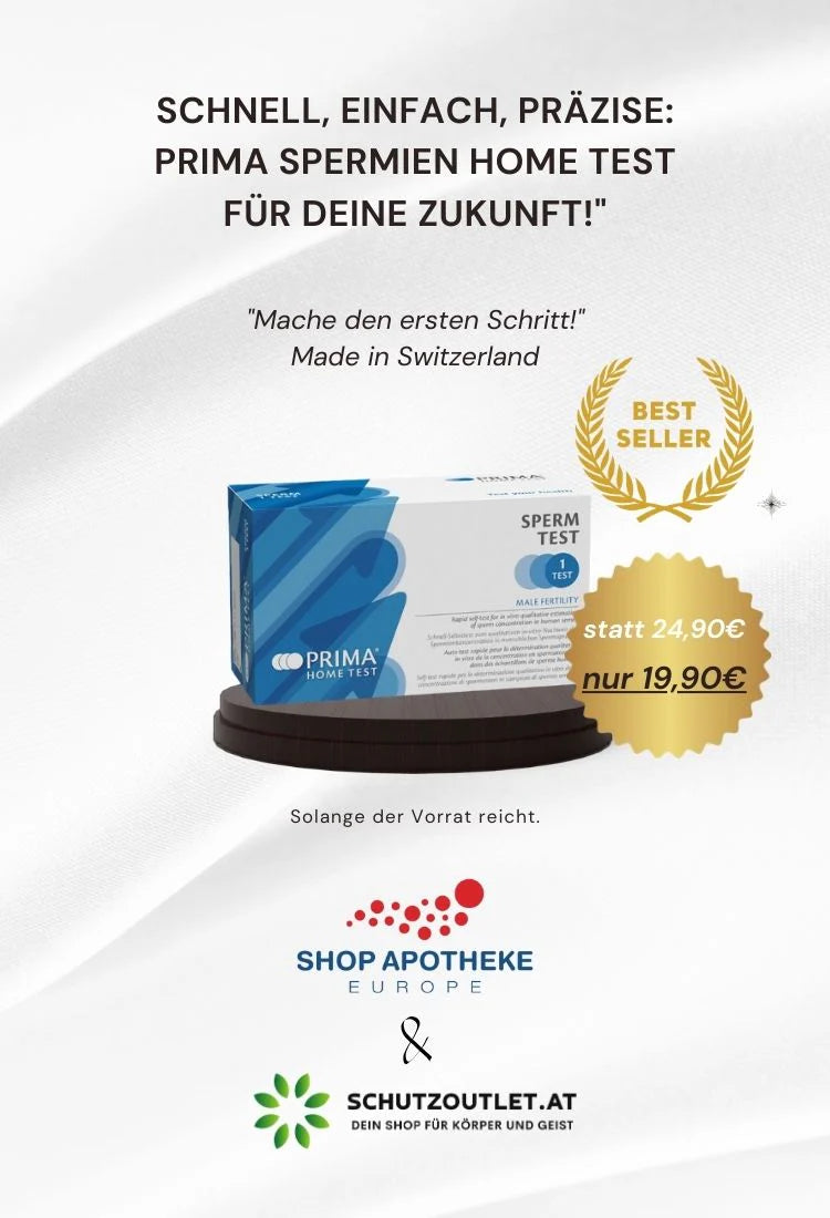 PRIMA | Spermien Home Test | Schneller Selbsttest zum qualitativen In-vitro-Nachweis der Spermienkonzentration | Fruchtbarkeit des Mannes