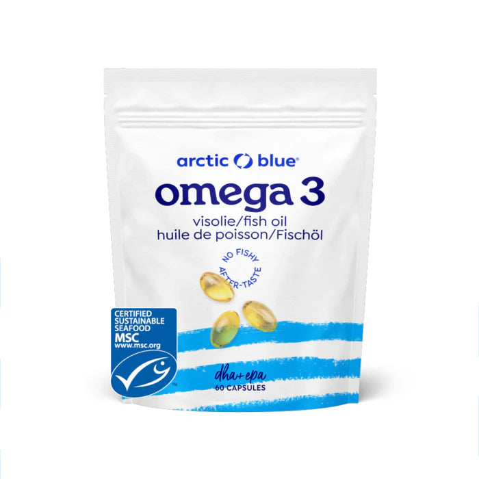 Olio di pesce Arctic Blue Omega 3 DHA ed EPA - MSC (60 capsule piccole) - Preordina ora, disponibile dal 1° settembre 2025