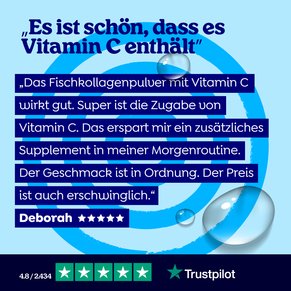 Fischkollagenpulver mit Erdbeergeschmack und Vitamin C - MSC (150 g) - Erhältlich ab 15.6.26