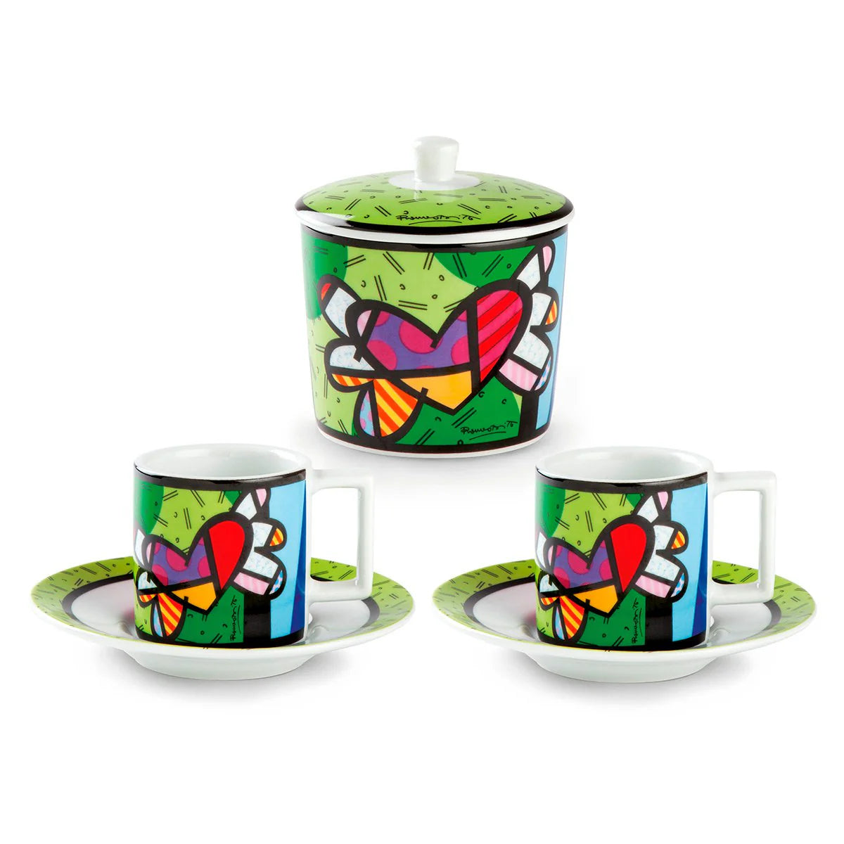3er Tee-Set | BRITTO | l Herz