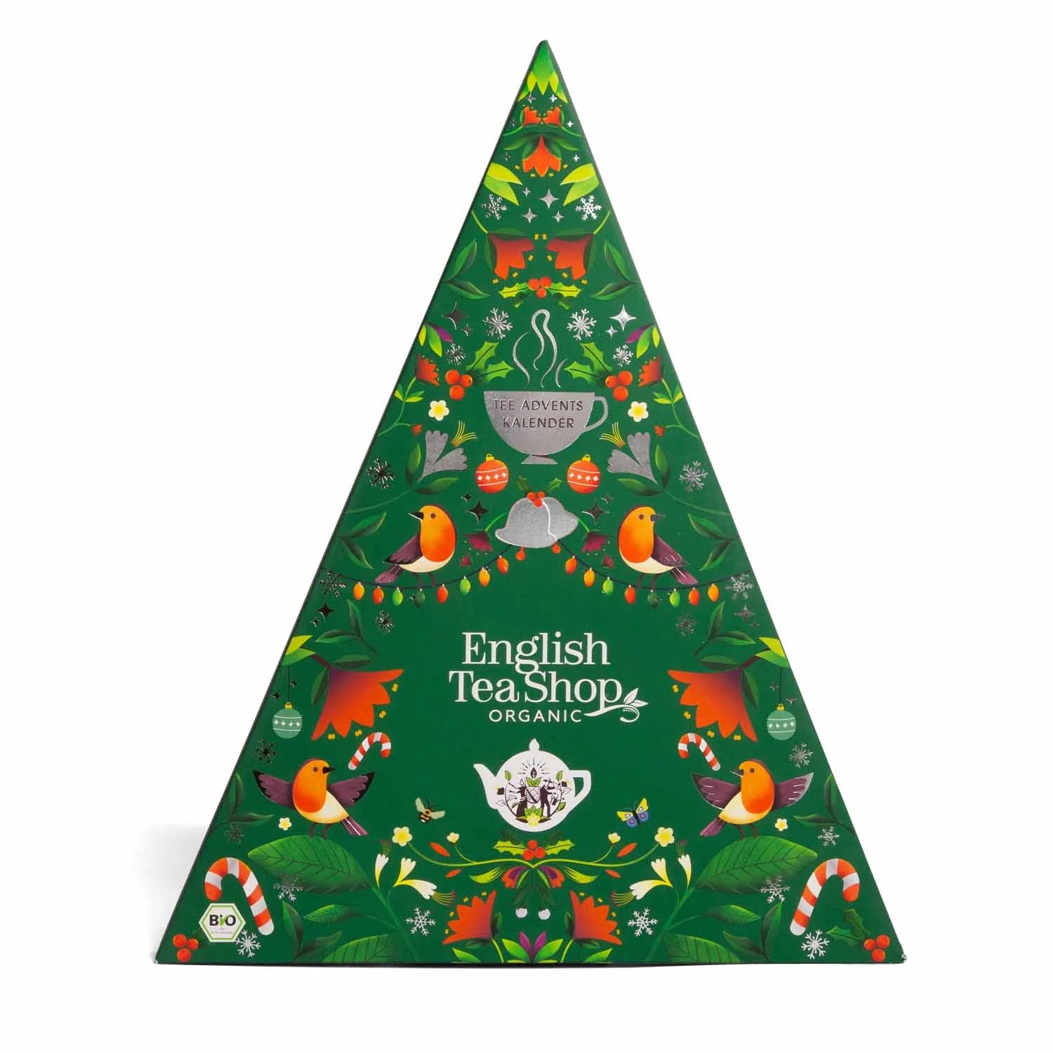 Tee Adventskalender "Mosaik grün", BIO, 25 Pyramidenbeutel - Jetzt vorbestellen erhältlich ab 1.11.2025