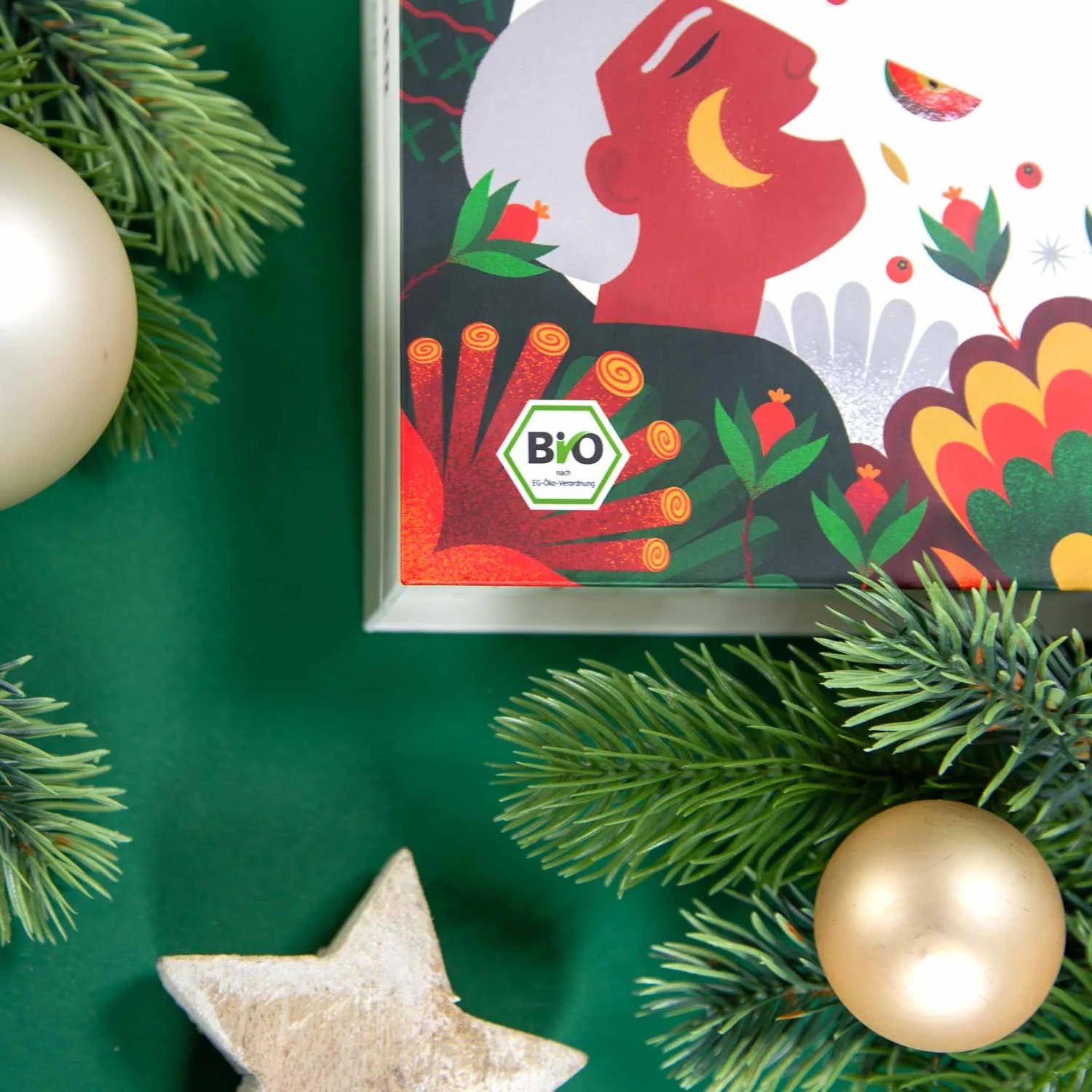 Adventskalender "Teebuch", BIO, 24 x Früchtetee, Kräutertee, Weihnachtstee in Pyramidenbeutel - Jetzt vorbestellen erhältlich ab 1.11.2025