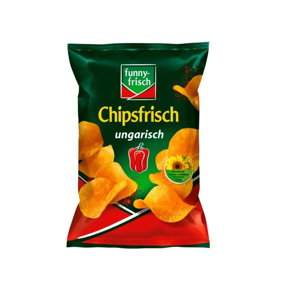 Funny Frisch - Ungarisch - 40g - Kartoffelchips mit würzigem Paprika-Geschmack - Erhältlich ab 1.7.26