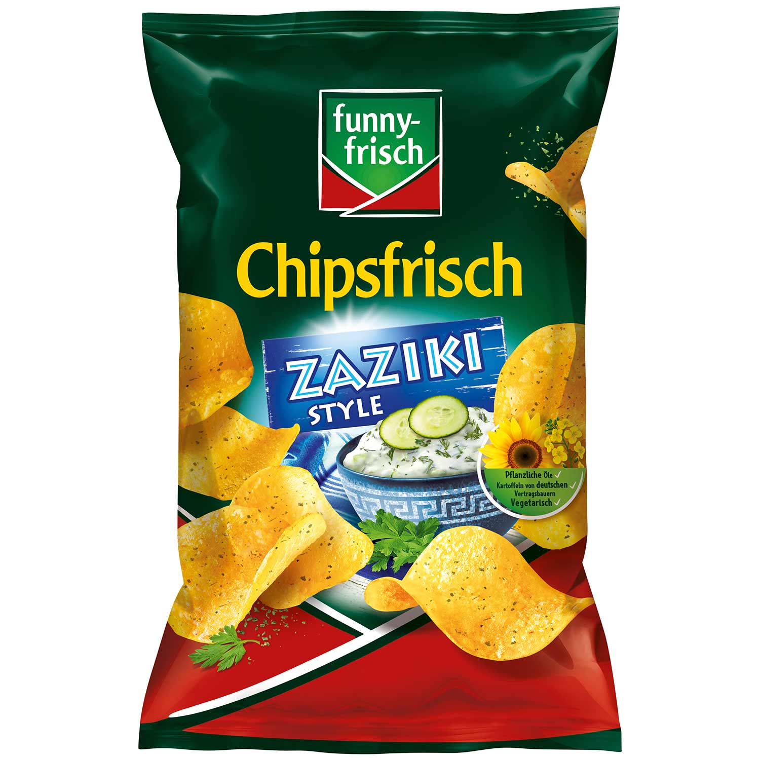 funny-frisch Chipsfrisch Zaziki Style 150g - Erhältlich ab 17.8.26
