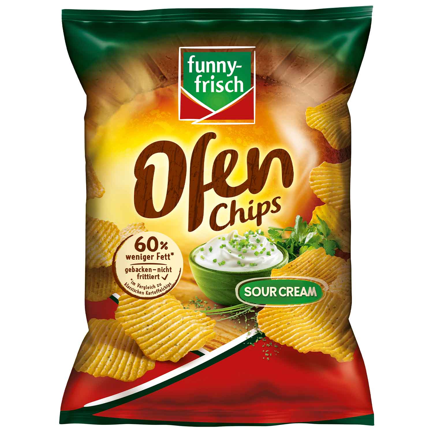 funny-frisch Ofen Chips Sour Cream 115g - Erhältlich ab 10.8.26