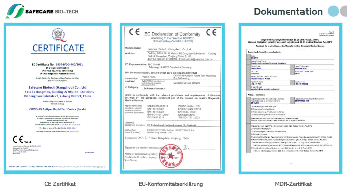 Safecare Covid-19 Laien-Schnelltest
