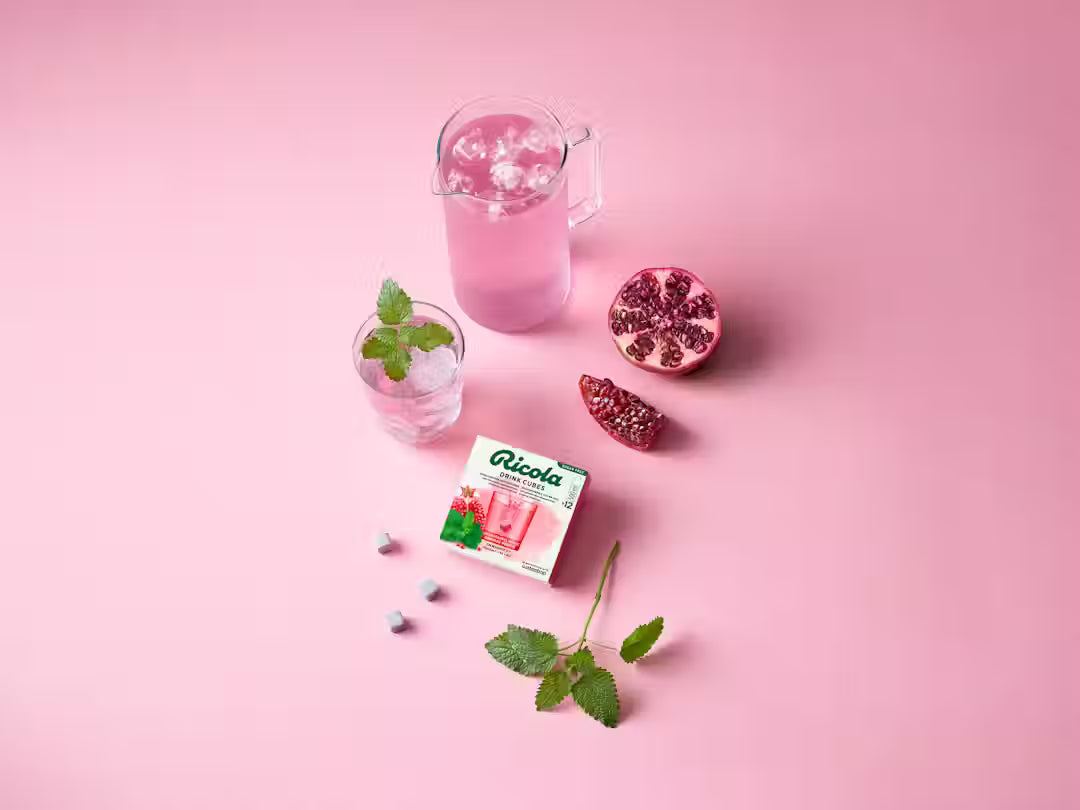 Ricola Drink Cubes Granatapfel Minze