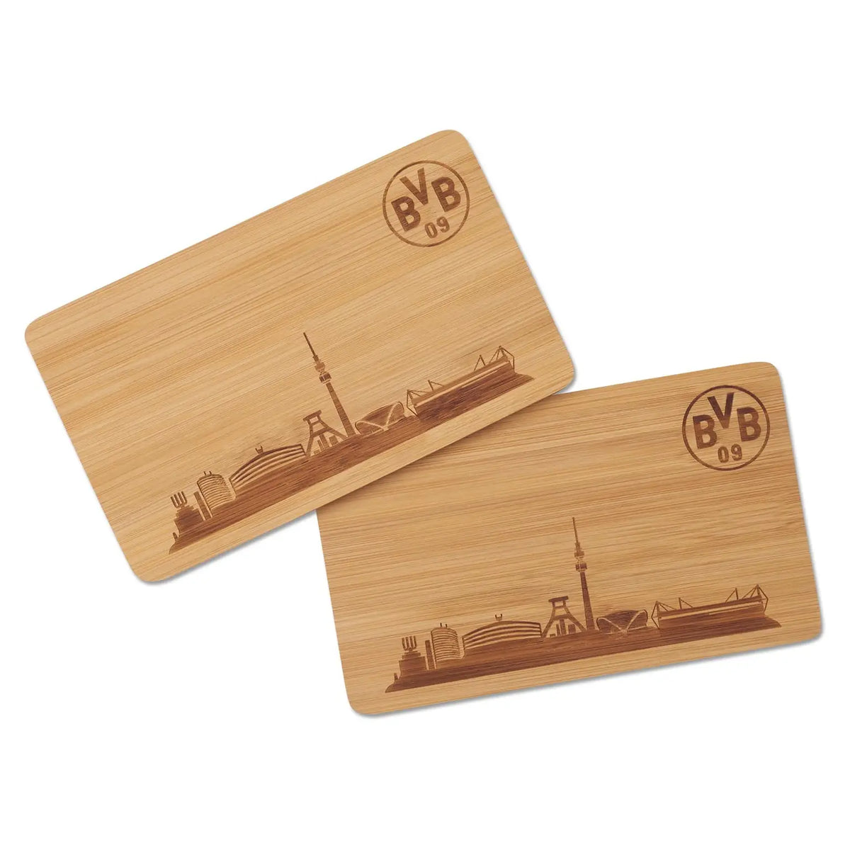 BVB Frühstücksbrettchen aus Holz (2 Stück)