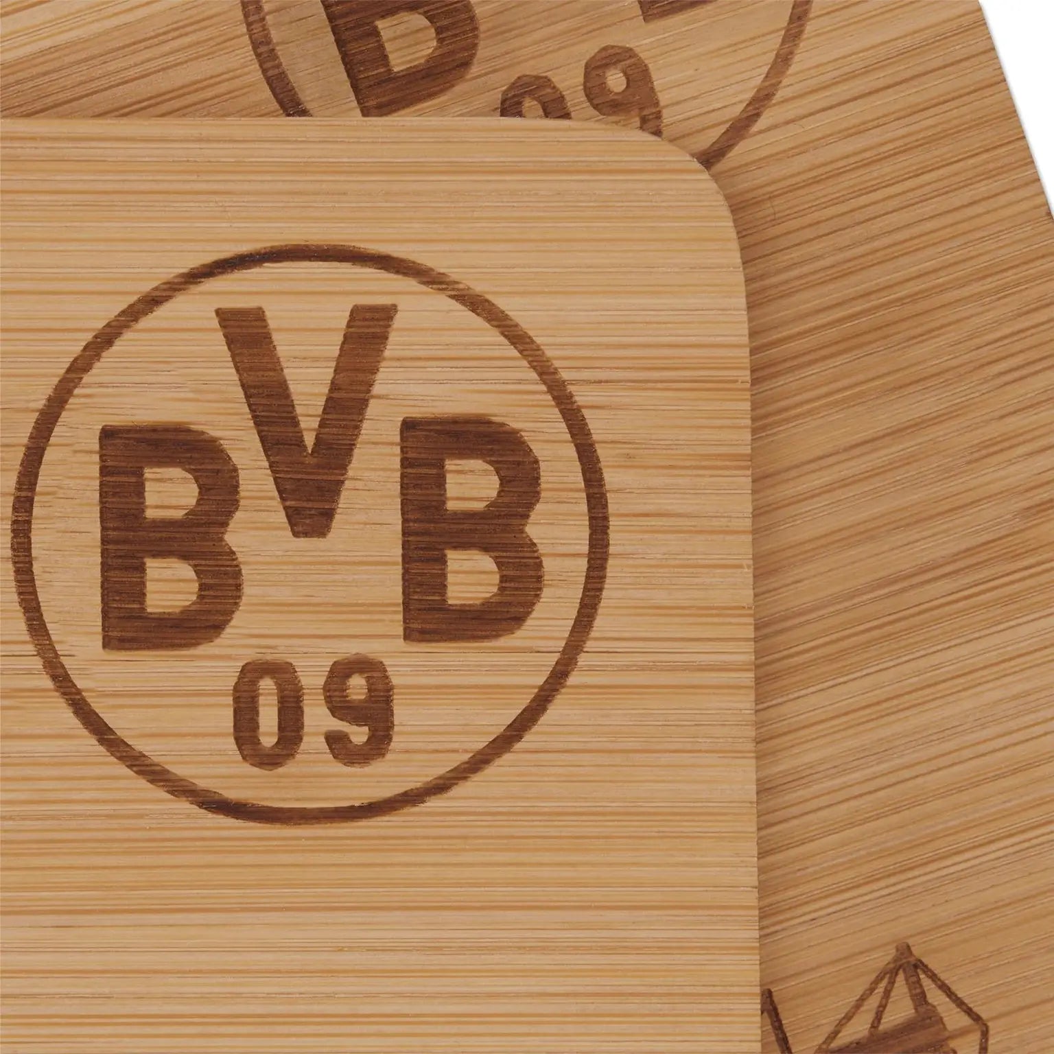 BVB Frühstücksbrettchen aus Holz (2 Stück)