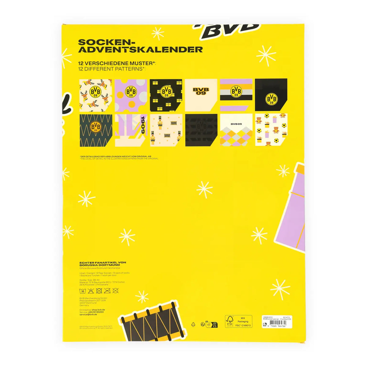 BVB Sockenkalender 2026