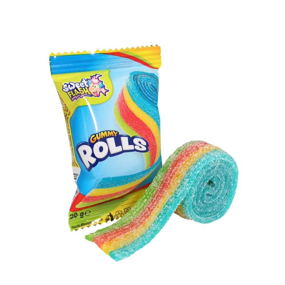Alxs - Gummy Rolls - 20g - Fruchtige Kaustreifen zum Abrollen - Erhältlich ab 1.7.26