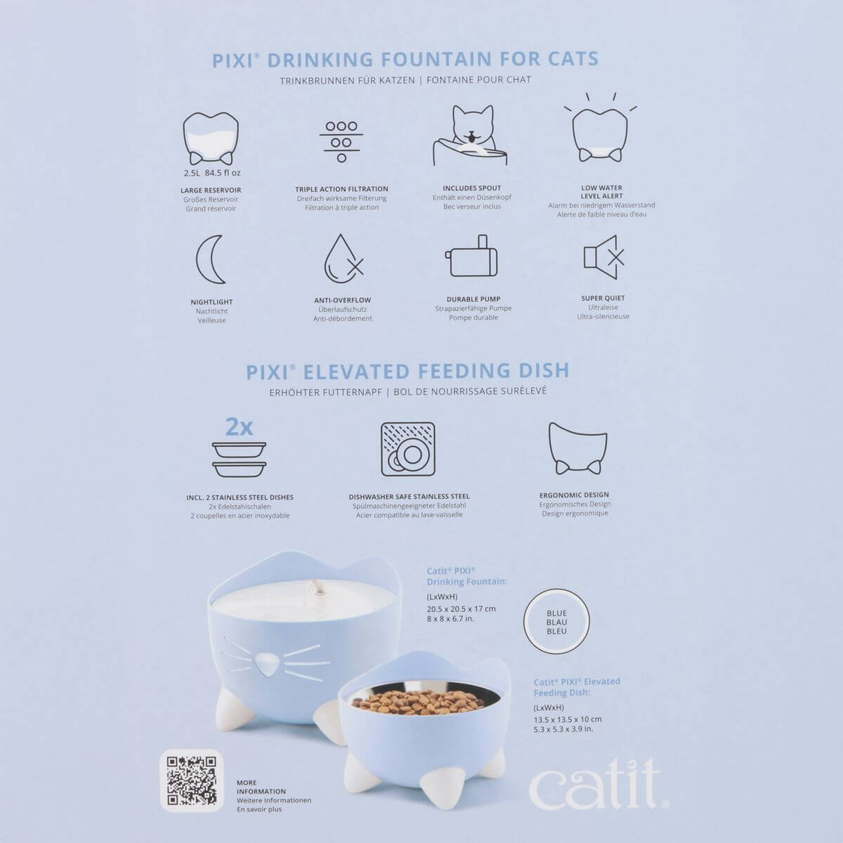 Catit Pixi Fountain Combo Kit Automat für Katzen