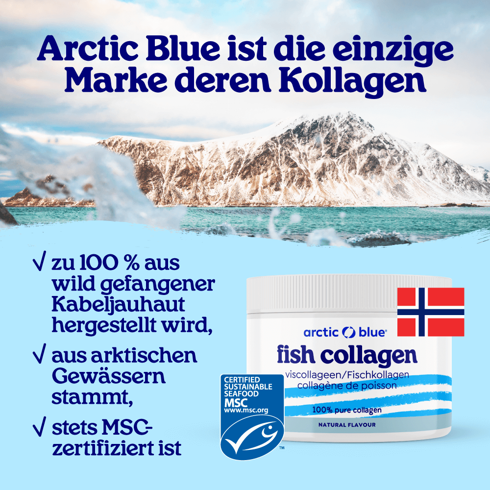 Natürliches Fisch-Kollagenpulver – MSC (150 g) - Erhältlich ab 15.6.26