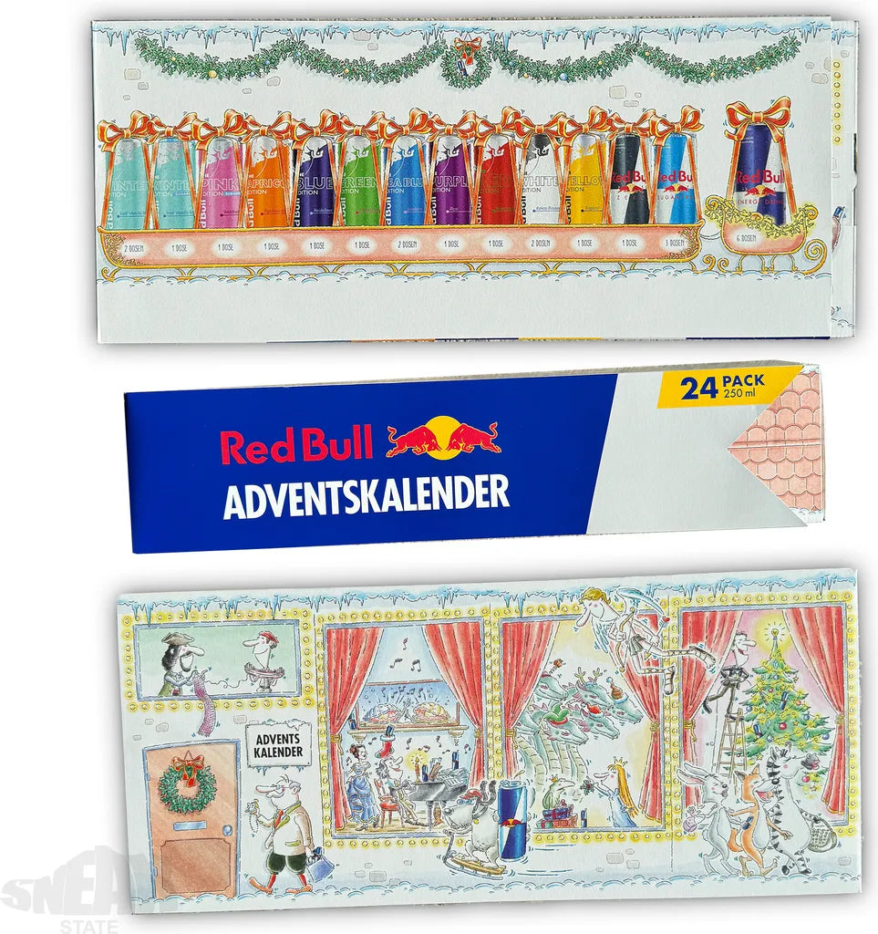 Red Bull Adventskalender 2025 – 24 Dosen Energy Drink Mix - Nur für kurze Zeit!