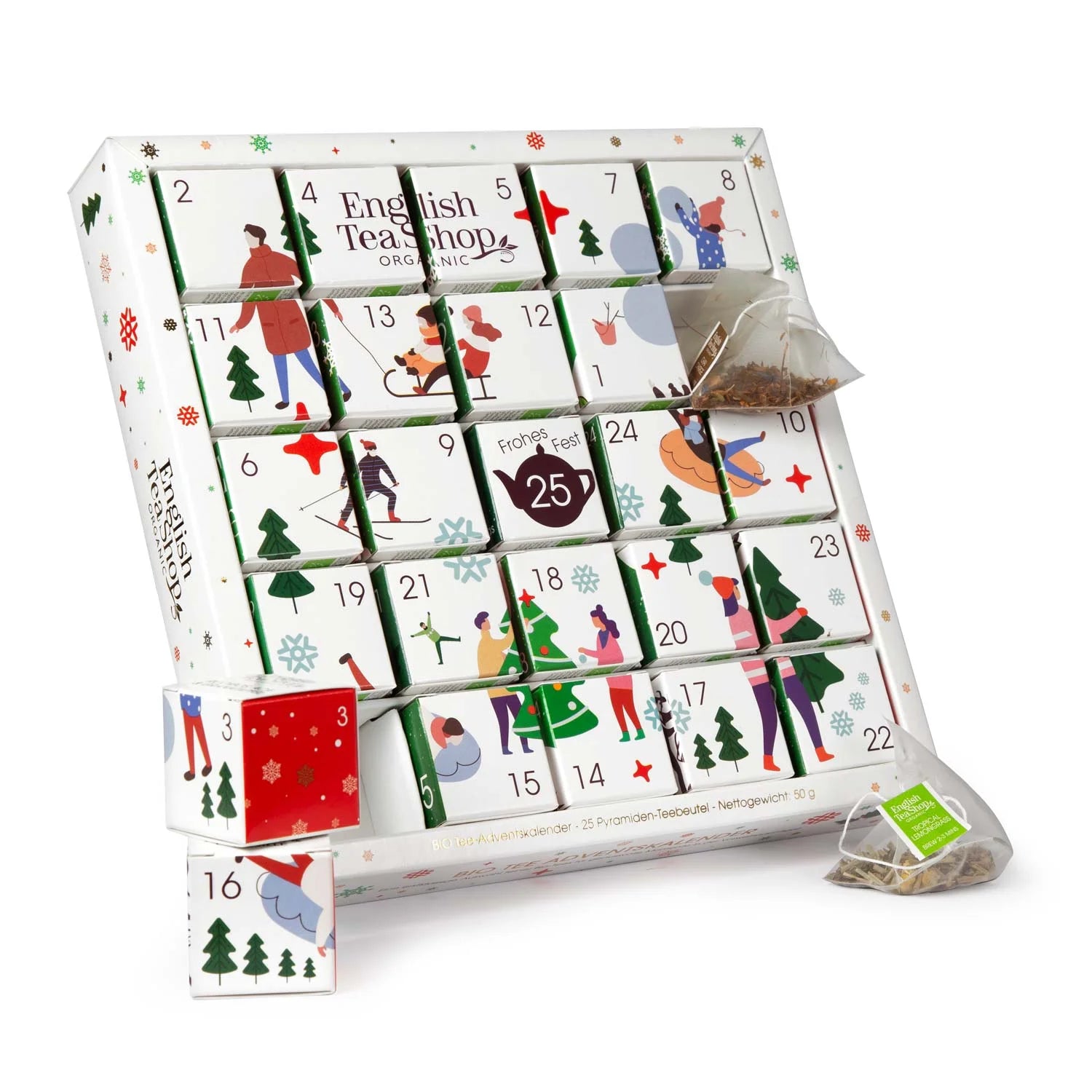 Puzzle Tee Adventskalender "White Ornaments" - Jetzt vorbestellen erhältlich ab 1.11.2025