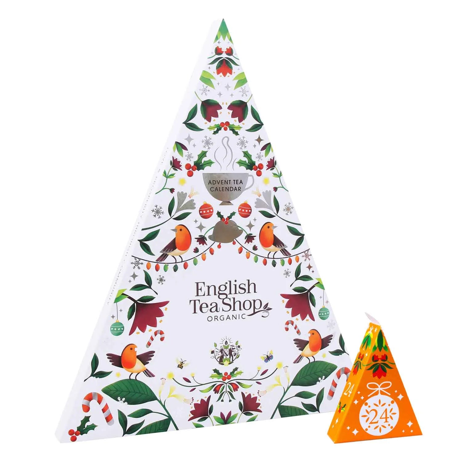Tee Adventskalender "Mosaik weiß", BIO, 25 Pyramidenbeutel - Jetzt vorbestellen erhältlich ab 1.11.2025