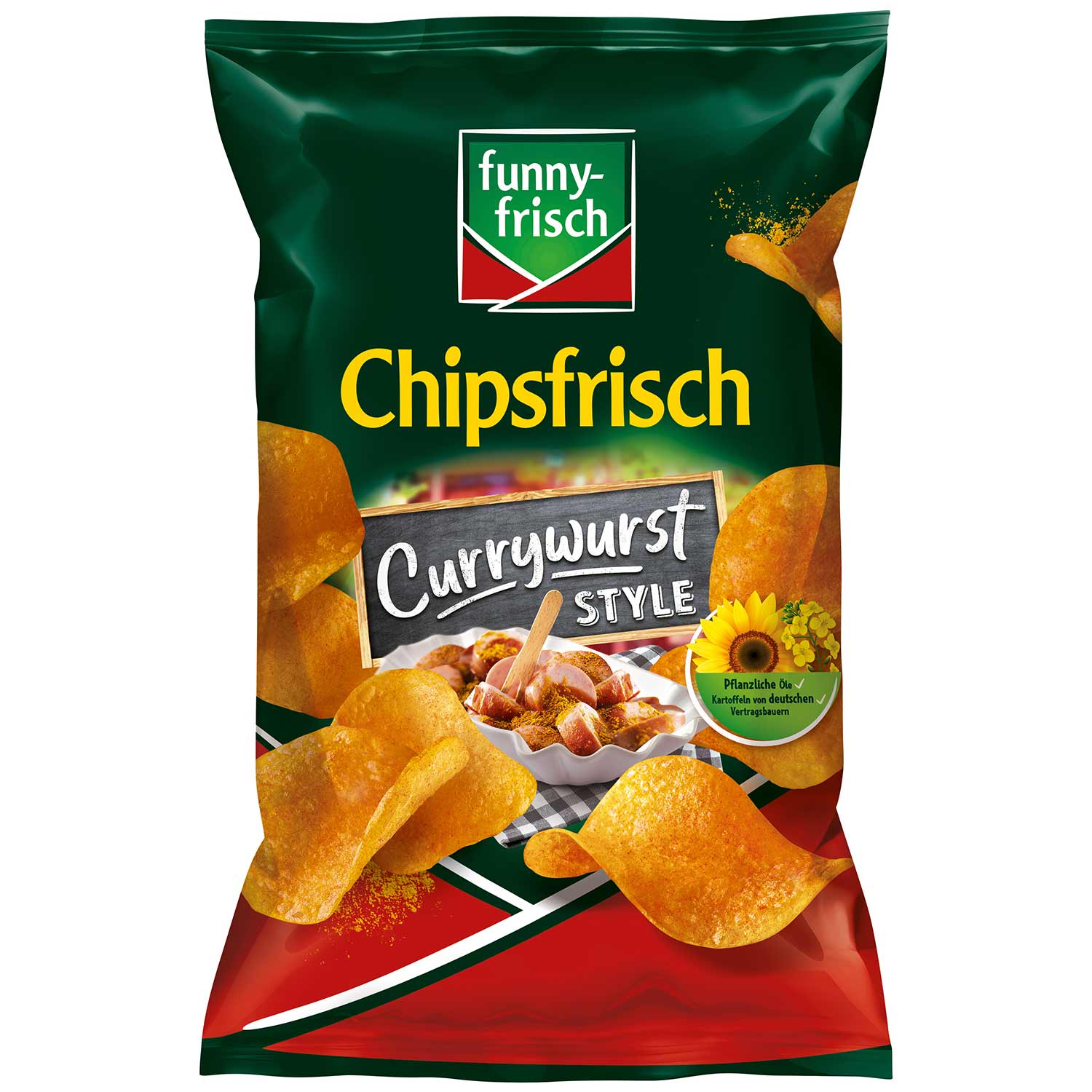 funny-frisch Chipsfrisch Currywurst Style 150g - Erhältlich ab 14.8.26