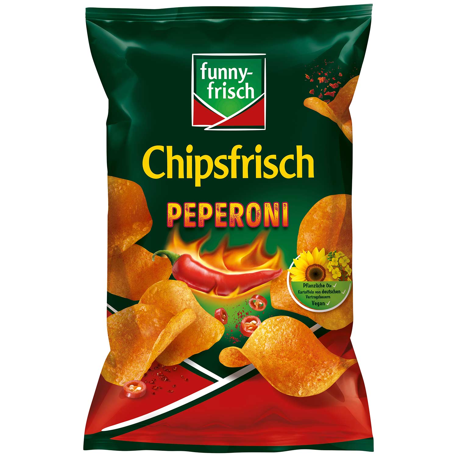funny-frisch Chipsfrisch Peperoni 150g - Erhältlich ab 10.8.26