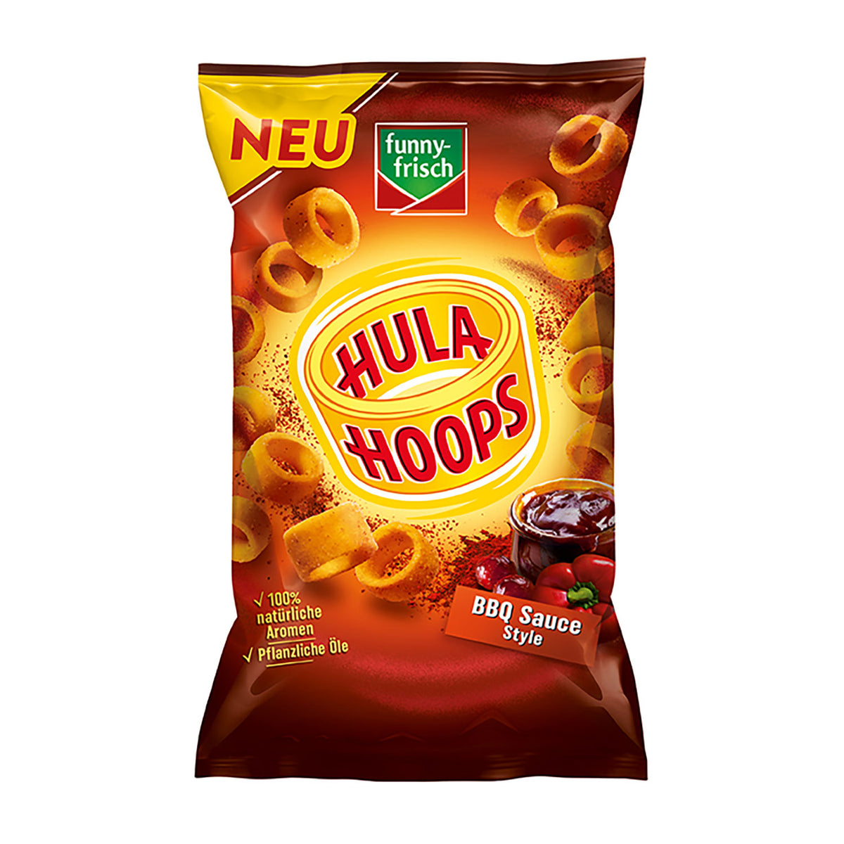 funny-frisch Hula Hoops BBQ Sauce Style 75g