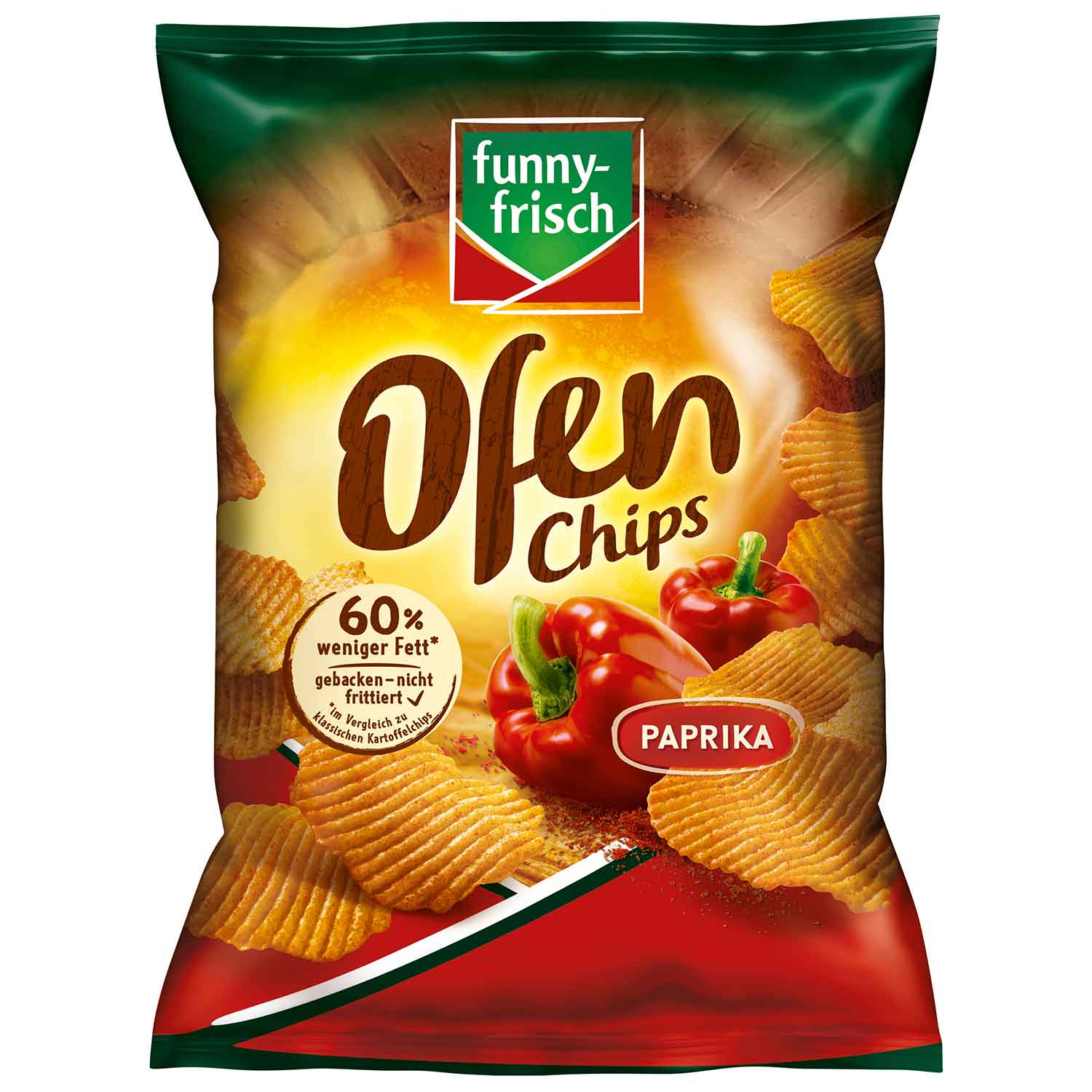 funny-frisch Ofen Chips Paprika 115g - Erhältlich ab 10.8.26
