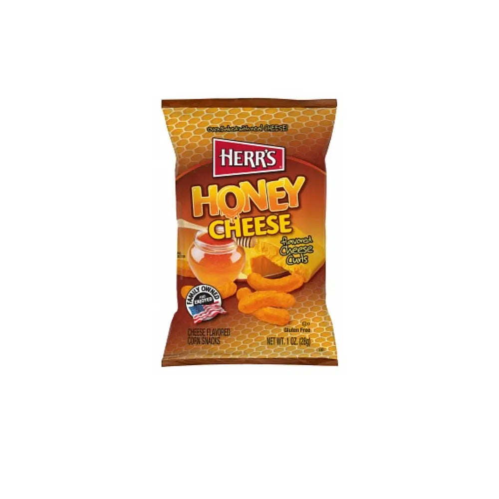 Herrs - Cheese Curls - Honey Cheese - 28g - Erhältlich ab 1.7.26