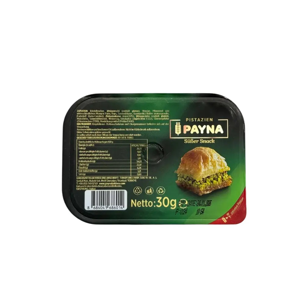 Payna - Baklava - Pistazie - 30g - Erhältlich ab 1.7.26