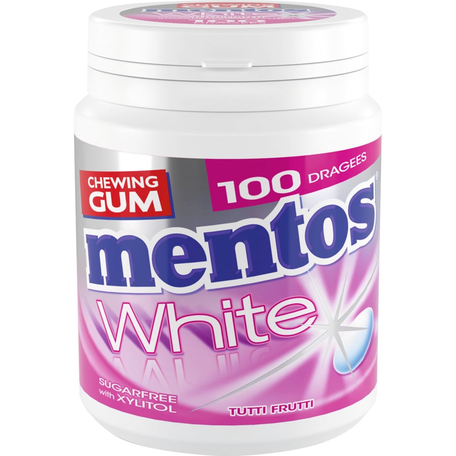 Mentos Gum White Tutti Frutti 1x75g