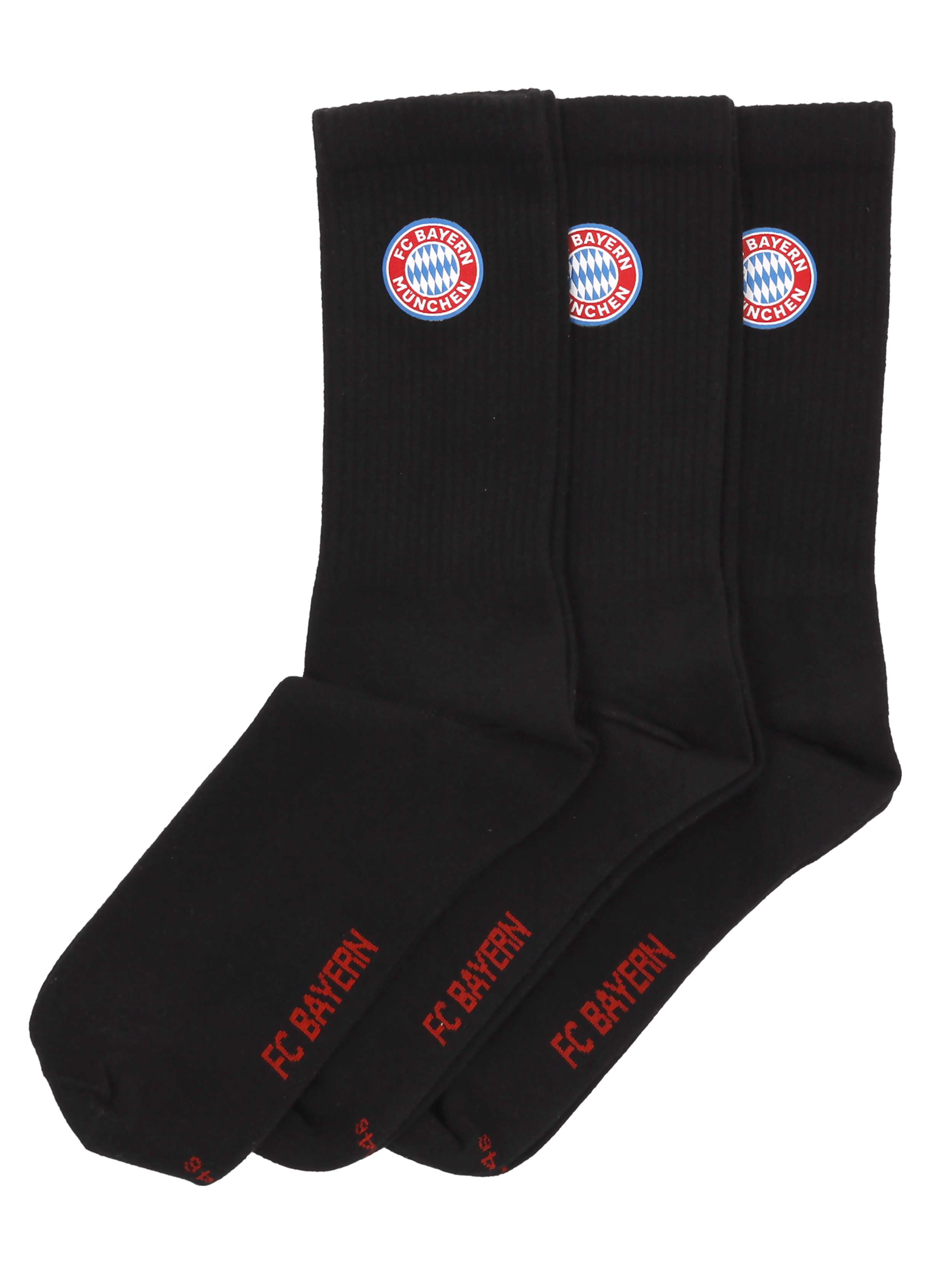 Unisex Crew Socken 3er-Set
